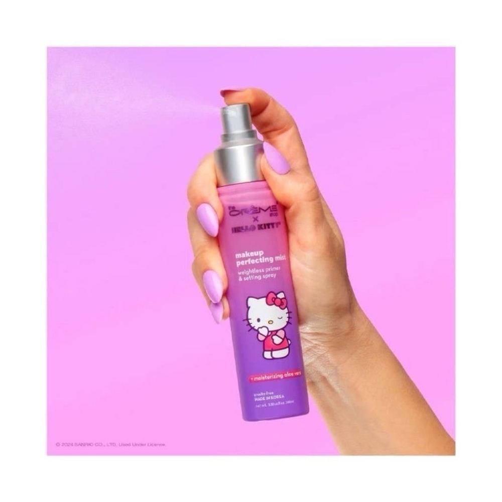 The Creme Shop Hello Kitty Makeup Perfecting Mist‎ Setting Spray 3.38oz NEW